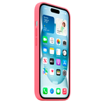 Силиконовый чехол с поддержкой MagSafe Apple Silicone Case для iPhone 15 Plus, Pink (Розовый)