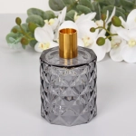 Подсвечник «Грани» 7,8*13 см, Графит