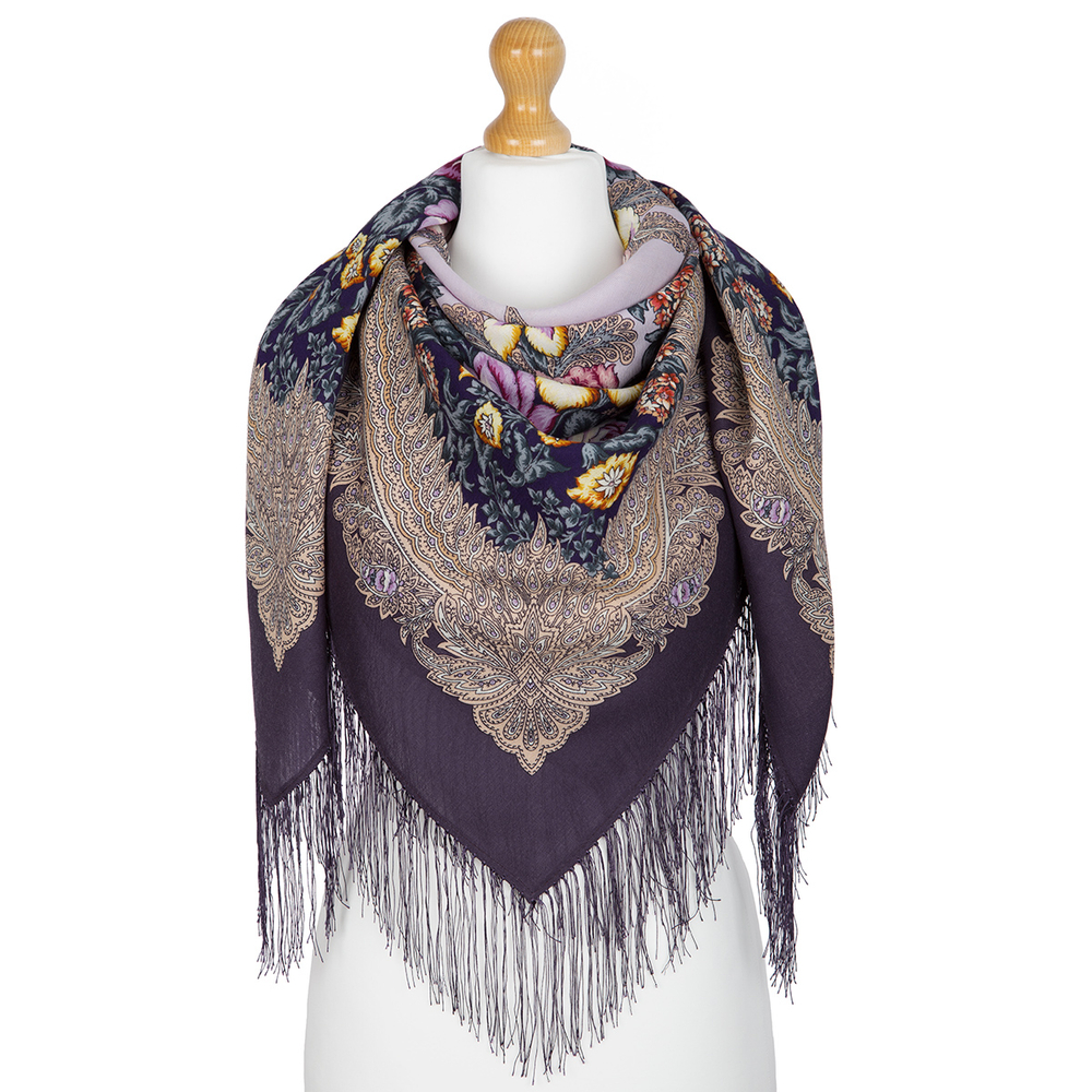 Павловопосадский платок На гребне волны 1735-15