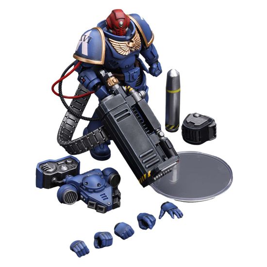 Фигурка Warhammer 40K Ultramarines Desolation Sergeant with Vengor Launcher 1:18
