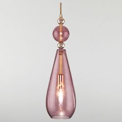 Подвесной светильник Eurosvet Ilario 50202/1 пурпурный