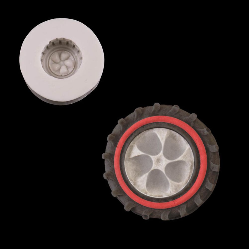 Молд "Колесо" 2 см