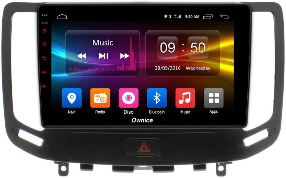 Магнитола для Infiniti G25, G35, G37, Nissan Skyline V36 2006-2013 (поддержка Bose) - Carmedia SF-9820 IPS, Android 10, 8 ядер (TS18), 4G SIM-слот