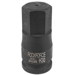Головка-бита ударная 6-гранная 30мм, 3/4'' RockForce RF-26410030MPB