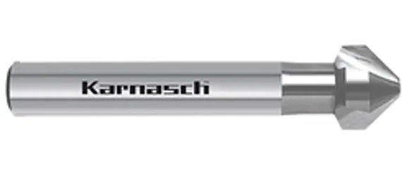 Зенковка Karnasch Ø4,3 мм, с покрытием Blue-Tec, 90°, HSS-XE, DIN 335, арт. 20.1745-010