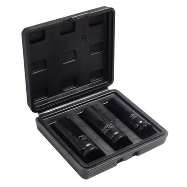 Головки ударные тонкостенные, набор 3предметов, 1/2" (6гр.)  Forsage 4032TH