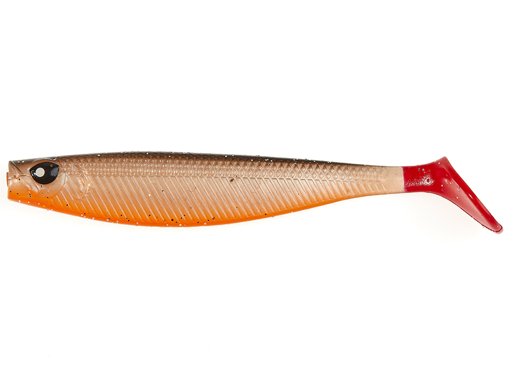 Виброхвост LJ 3D Red Tail Shad 5" (12.7 см), цвет PG18, 3 шт.