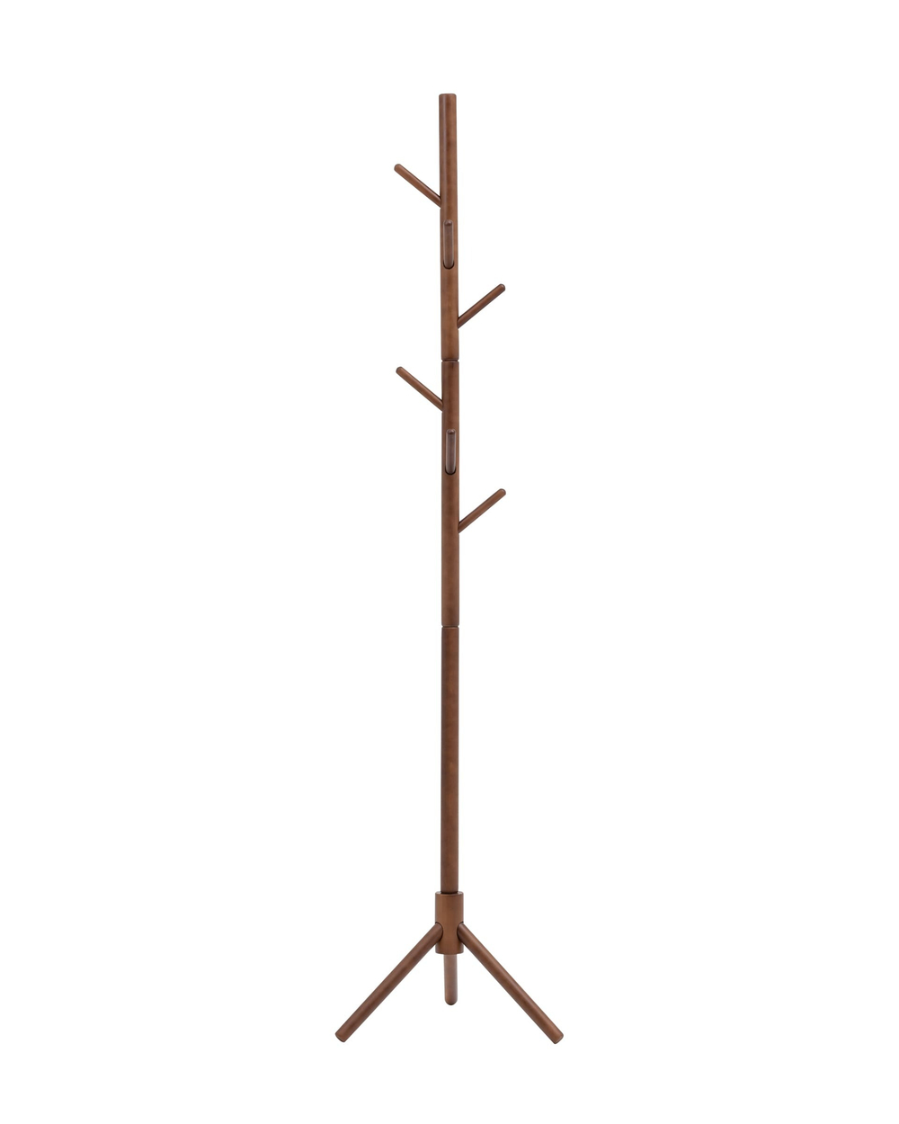 Вешалка напольная Hook темное дерево