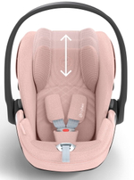 Коляска Cybex Priam IV Chrome Brown complete Cloud T Peach Pink Plus Base T 4 в 1 Mirage Grey