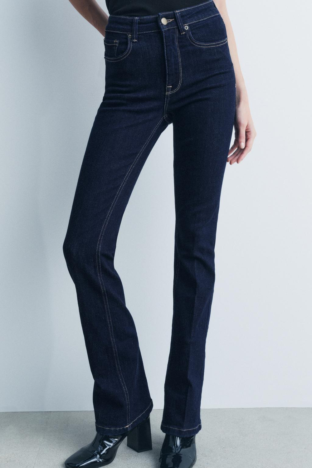 Джинсы bootcut со средней посадкой, zw collection