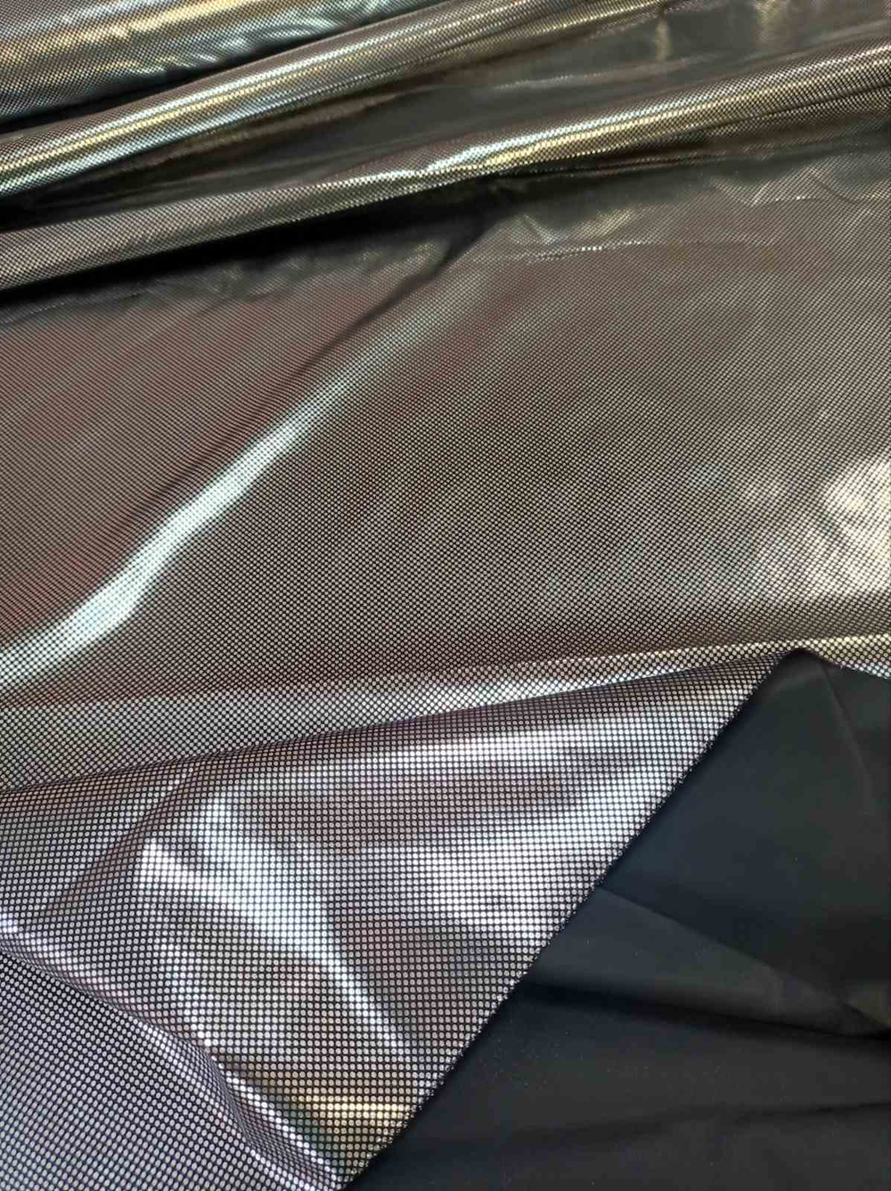 Подкладочная ткань (Омнихит, т). Цвет- Черный, 2м