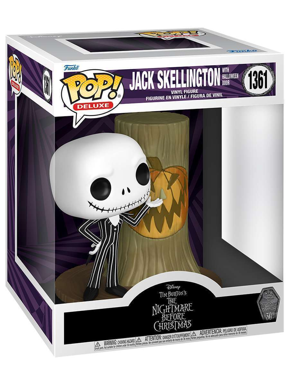Фигурка Funko POP! Deluxe Disney TNBC 30th Jack Skellington w/Halloween Door (1361) 72311