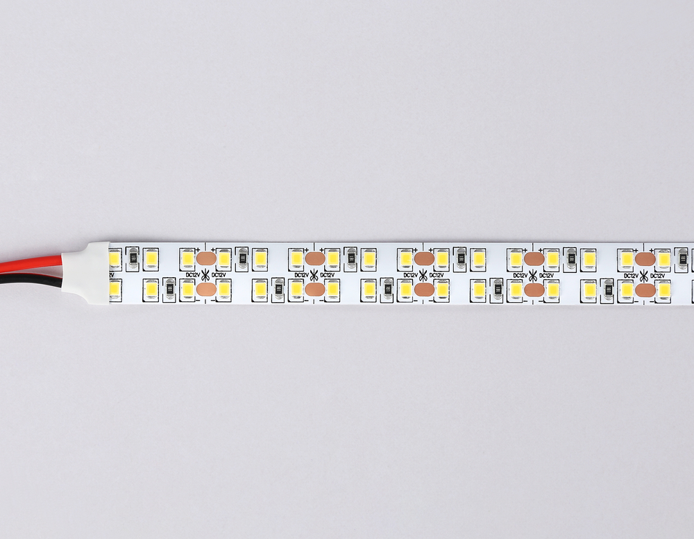 GS1602 2835 240Led/ 19.2W m/ 12V IP20 4500K/ 5000*14*1.2mm (2 конт.)