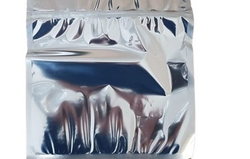 У107763 Пакет трехшовный метал., 60 мкм BOPP30+BOPPметал30,270*270мм с зип-локом с насечками