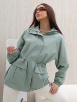 Ветровка удлиненная с капюшоном