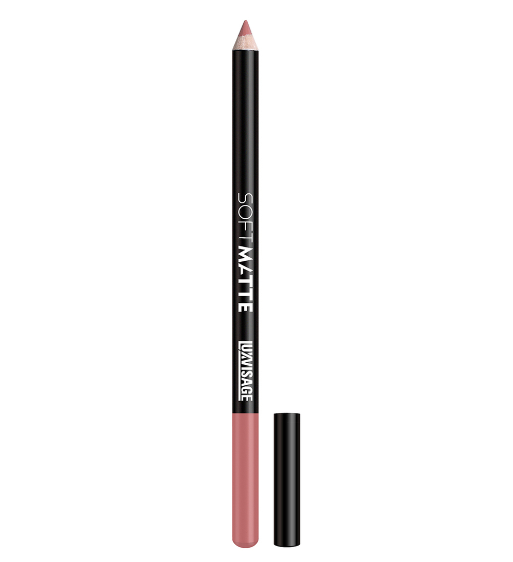 LuxVisage Карандаш для губ "SOFT MATTE" тон 605 (сиренево-розовый)