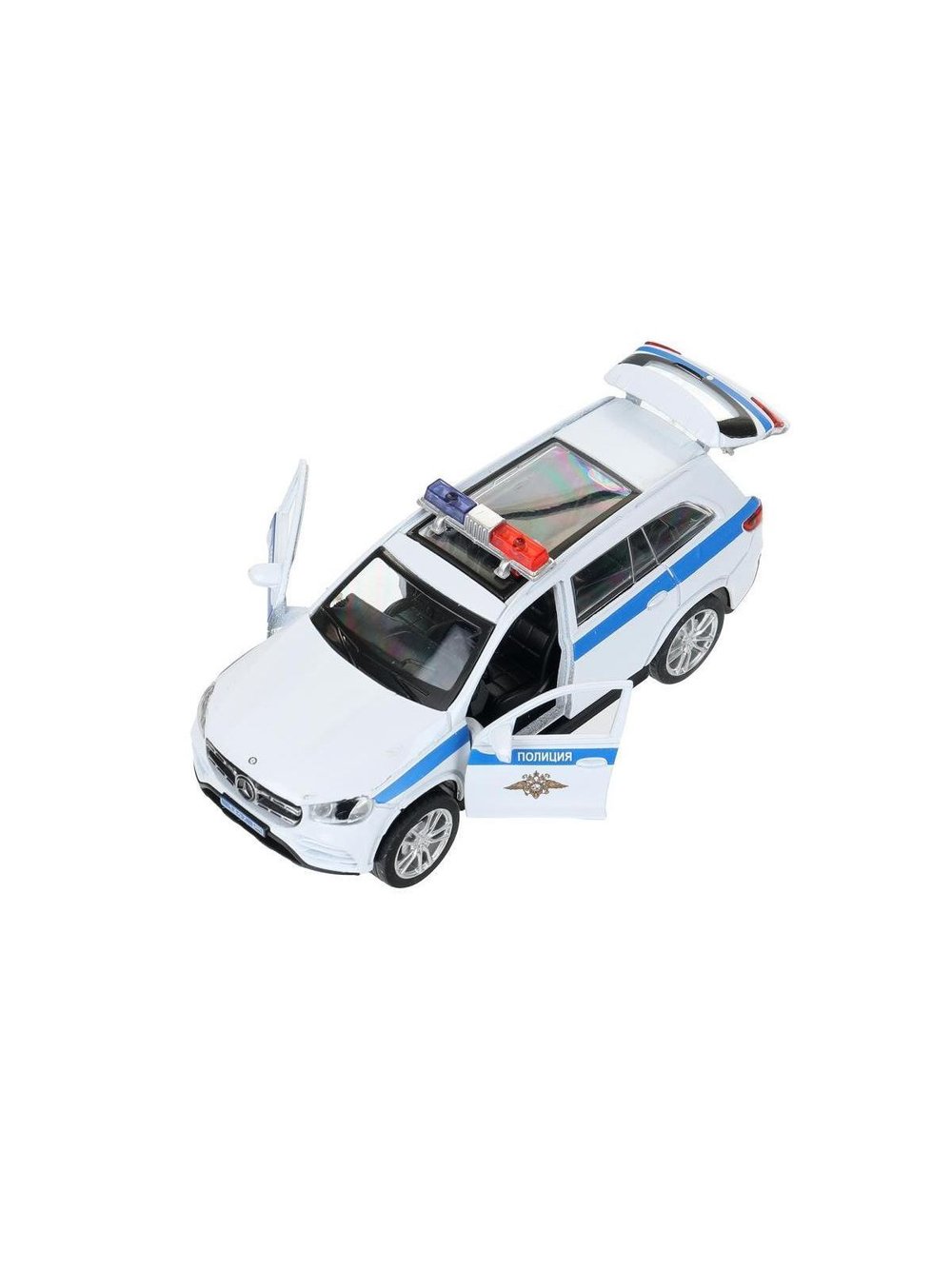 Машинка детская металлическая 12см полиция