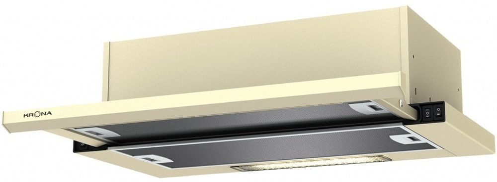Воздухоочиститель Krona Kamila slim 600 ivory 1мот.(встр)