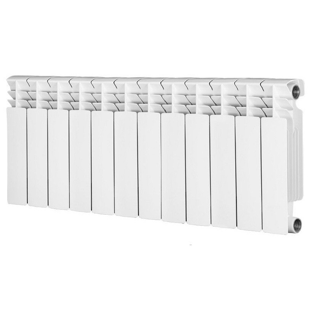 Радиатор биметаллический Radena CS 1000 200/100 боковое подключение белый 12 секций