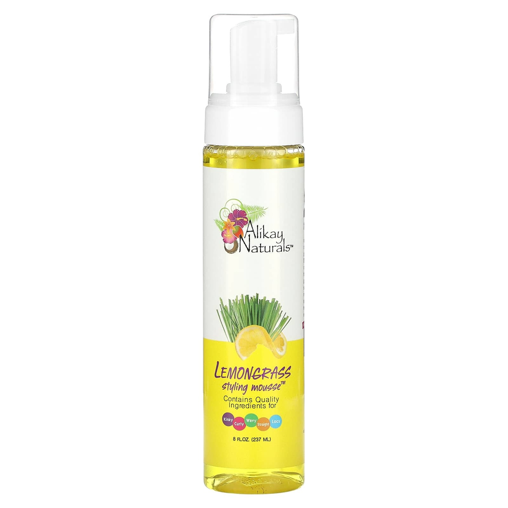 Alikay Naturals, Мусс для укладки с лемонграссом, 237 мл (8 жидк. унц.)