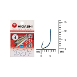 Крючок одинарный HIGASHI Akitakitsune ringed #2 Blue