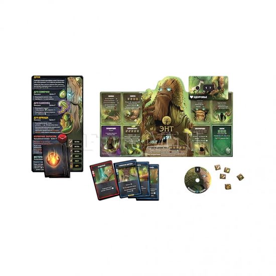 Настольная игра Трон кубов. Первый сезон. Перезагрузка: Битва 4. Энт VS Ниндзя