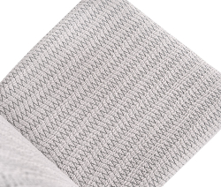 Чехол на стул без оборки Зигзаг, цвет Слоновая кость, Набор 6 шт.