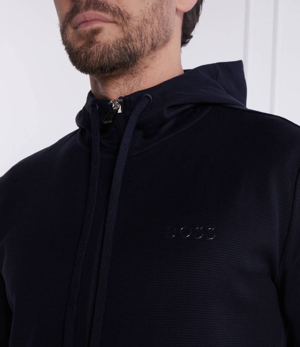 Худи Saggy Mirror BOSS GREEN - темно-синий(50510681)