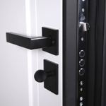Стальная дверь "Plata" (умная электронная дверная ручка с отпечатком пальца Smart lock T888 Черная)