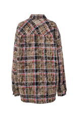 Рубашка женская.Цвет:коричневый(города).Размер:one size