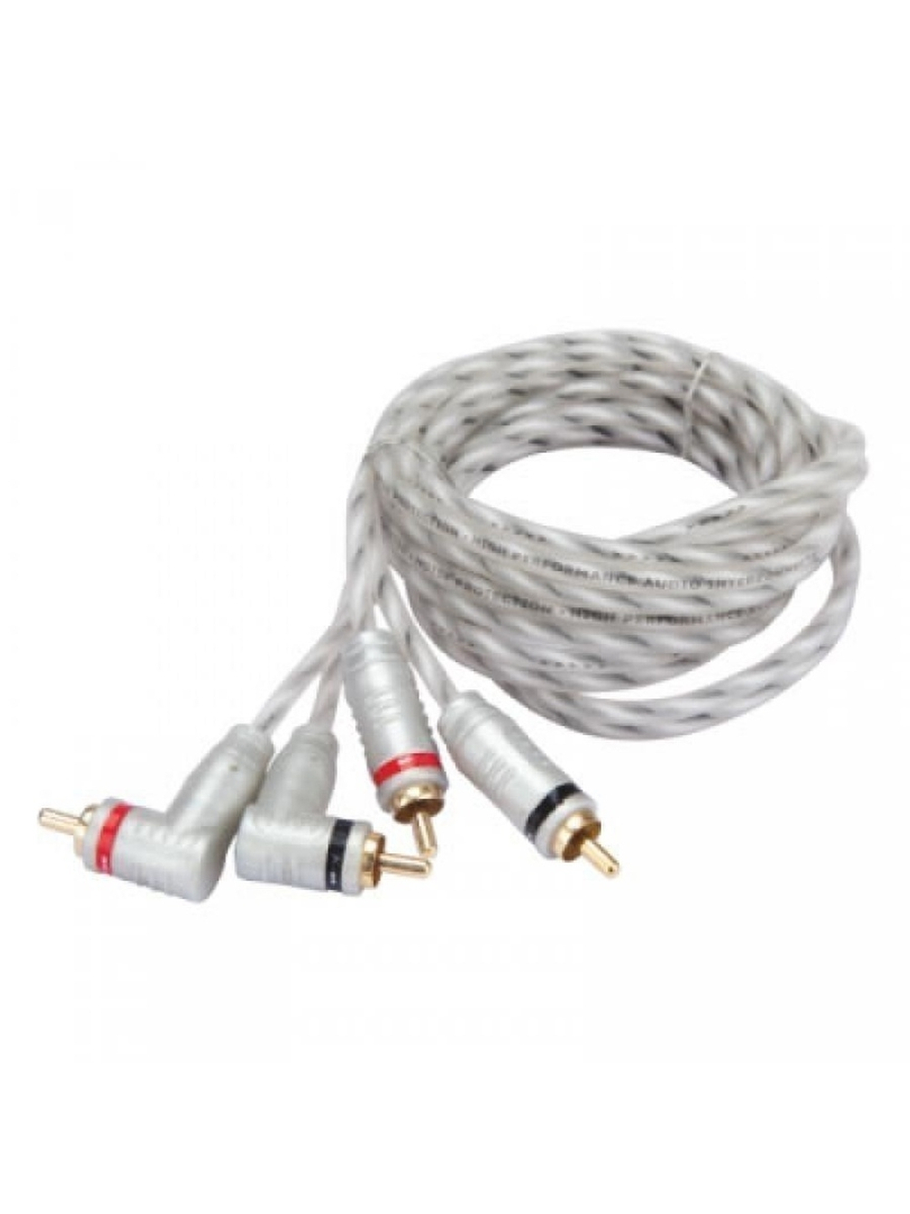 Межблочный кабель Kicx MRCA25 2RCA-2RCA, медно-алюм - 5 м