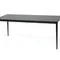 Обеденный стол Kluger 180х90 см, черная керамика, алюминий