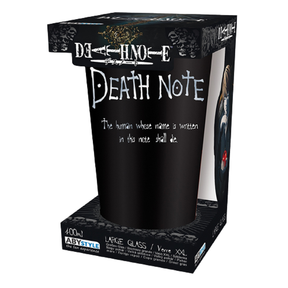 Бокал стеклянный Death Note Large Glass Ryuk Matte