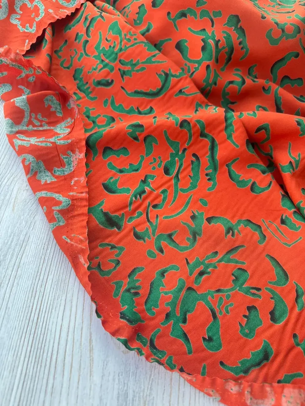 Ткань для шитья штапель вискоза принт