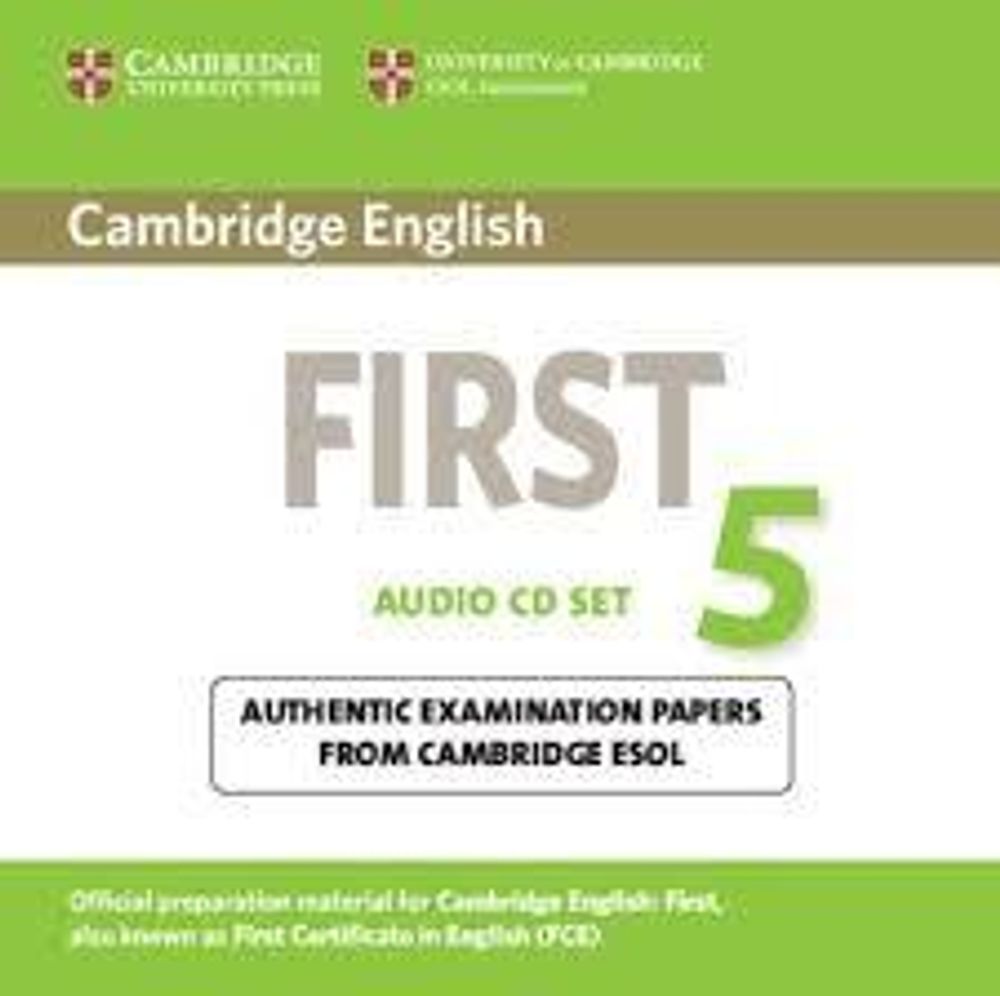 Cambridge English First 5 Audio CDs