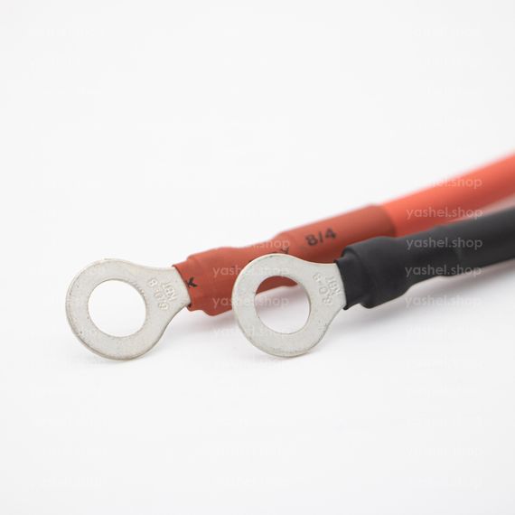 Силовой кабель для подключения контроллера заряда к АКБ, Сечение 6 мм. Длина 1.5 метра, фото №848153721