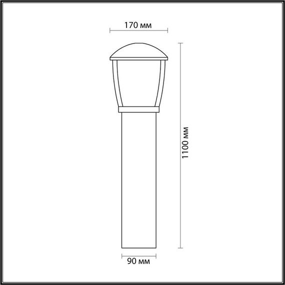Уличный светильник Odeon Light Nature Tako 4051/1F