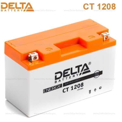 Аккумулятор Delta CT 1208 (12V / 8Ah) [YT7B-BS, YT7B-4, YT9B-BS]