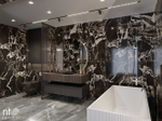 NT CERAMIC. Керамогранит Portoro Black 600*1200мм лаппатированная