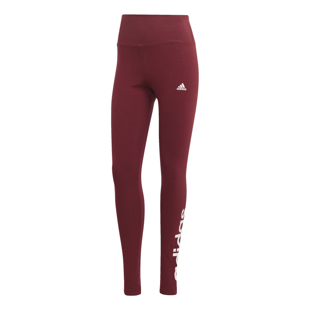 Женские теннисные брюки adidas Linear Tight Women - Red, White