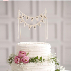 Топпер растяжка happy birthday