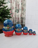 Матрёшка "С курочкой" традиция 5м 15см пузатая