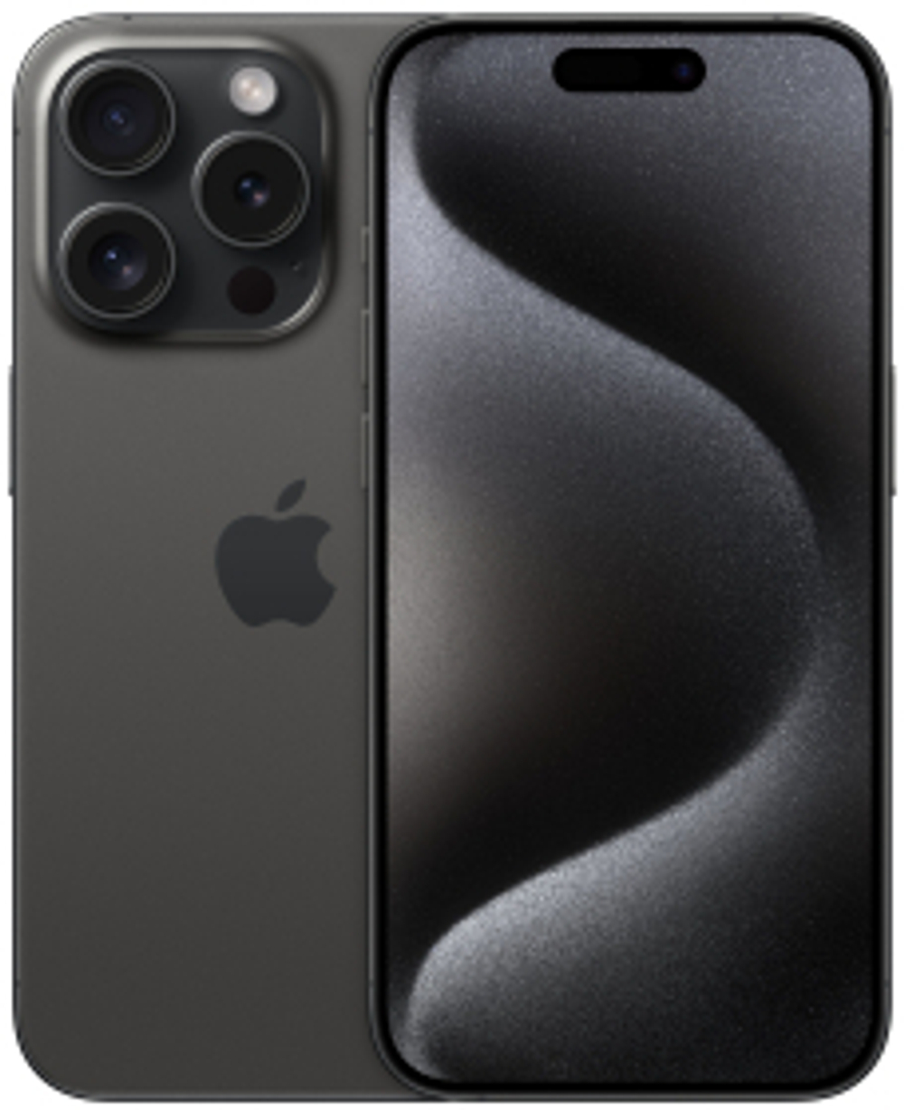 Apple iPhone 15 Pro dual-SIM 128 ГБ, «титановый чёрный»