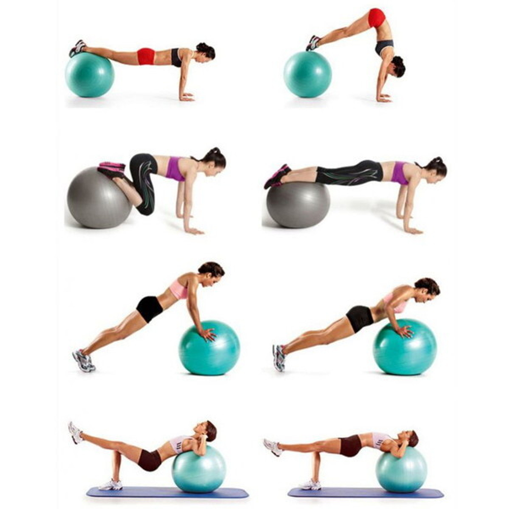 Фитбол Sportage полумассажный 75 см 1000гр ( с насосом), Фуксия