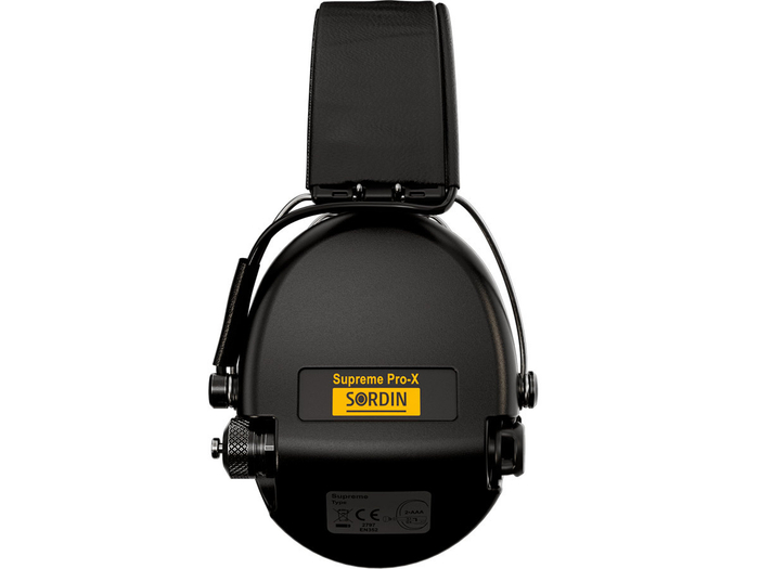 Наушники активные Sordin (MSA) Supreme Pro-X LED GEL, чёрные (SOR75302-X-13-S)