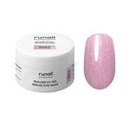 ГельUV светоотражающий BUILDER Reflective Nude GEL №9652 Runail 15г