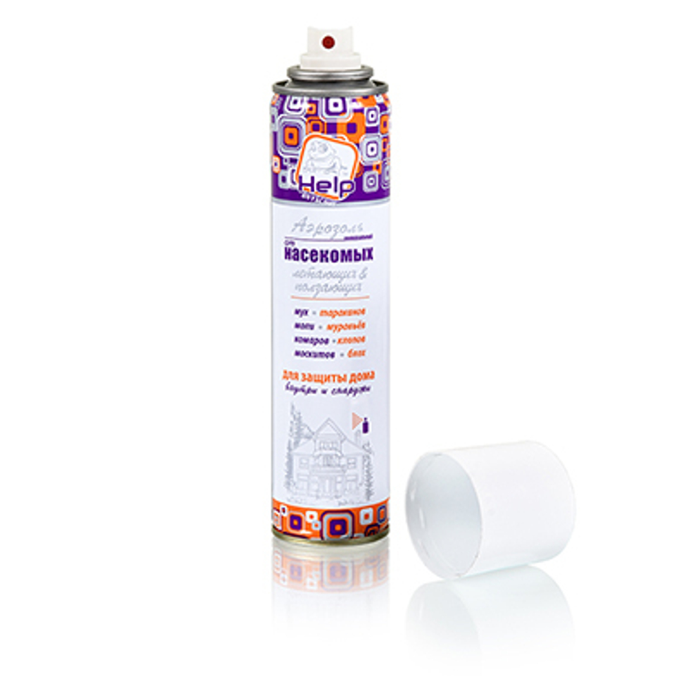 Аэрозоль универсальный HELP от ползающих и летающих насекомых 180 мл