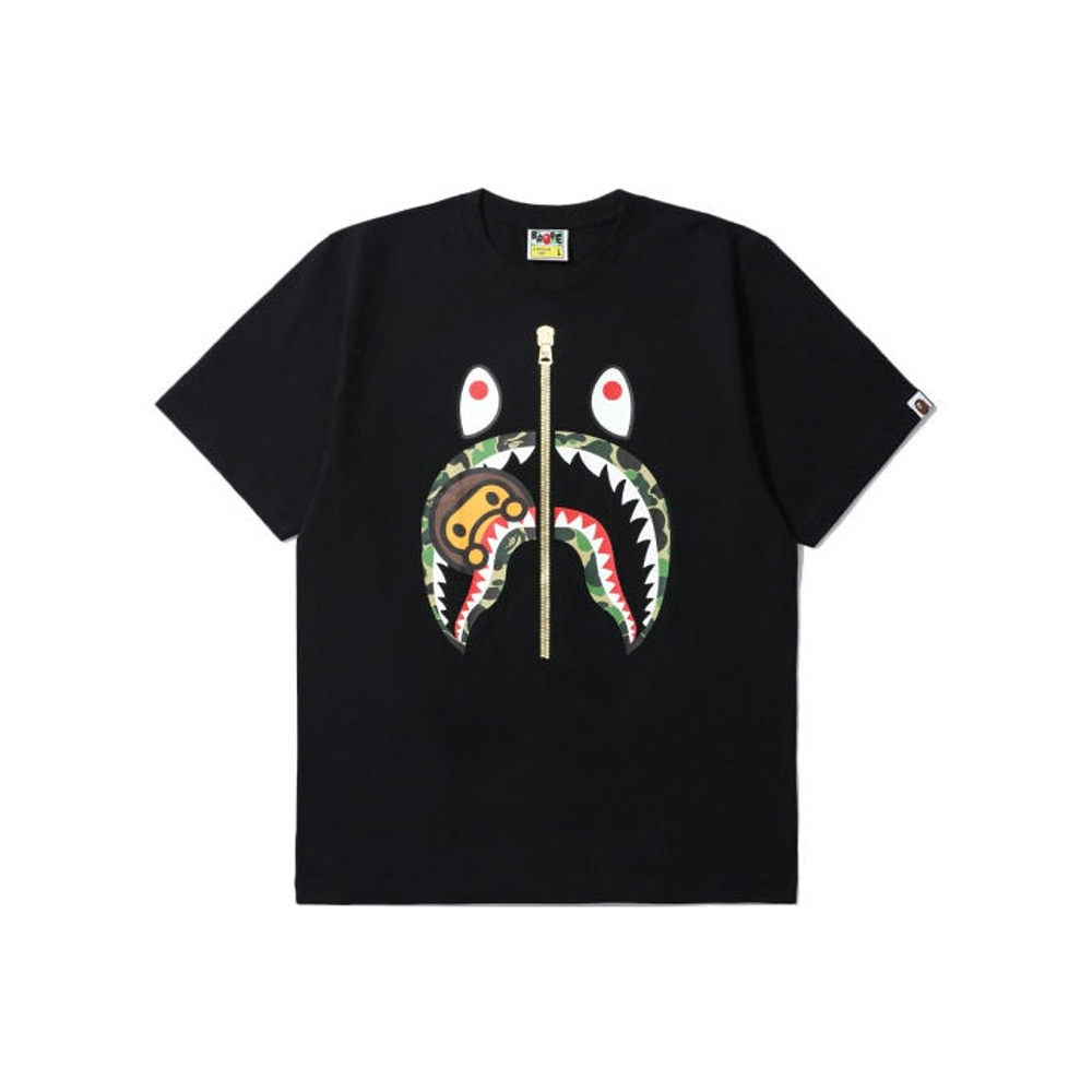 A Bathing Ape Abc Camo Milo Shark Tee