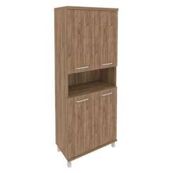 First Шкаф высокий широкий KST-1.5 Дуб Табак 801*432*2060