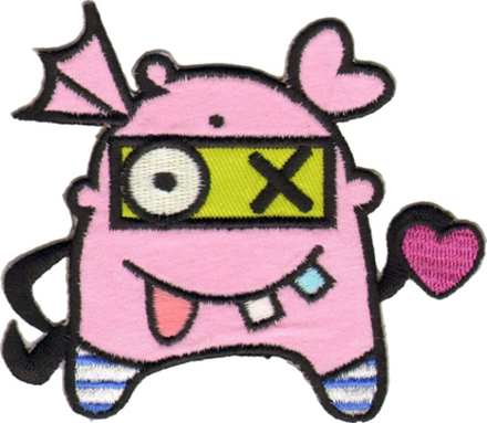 Термоаппликация HKM "Монстр с сердцем", 9 х 5,5 см, 1 шт (10216022/151013/0026877/01_Германия)